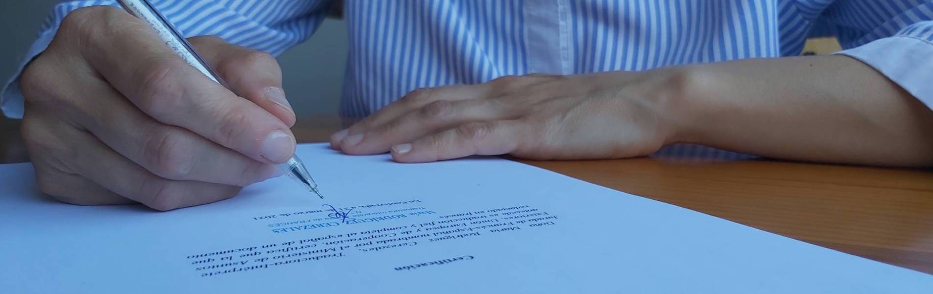 Traductor Jurado en la provincia de Lugo de Francés • María Rodríguez Cerezales • Certificado