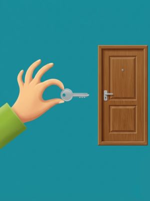 Enseñar, Traducir y Conocer. Las Puertas de un Idioma nos Abren al Infinito • María Rodríguez Cerezales • Traductor Jurado Francés • Ilustración llave-puerta